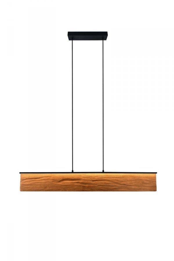 Lampa wisząca LED prostokątna drewniana klasyczna nowoczesna KALEA 355510130 Trio 