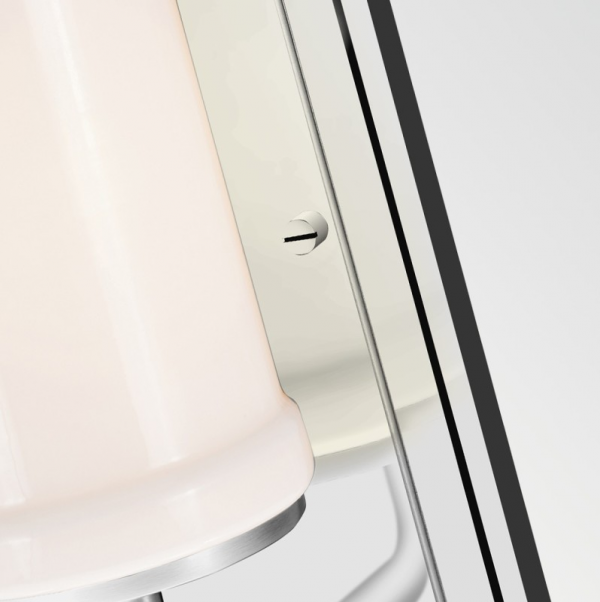 Kinkiet Vetivene 1 Polerowany Chrom Klasyczna Lampa Ścienna Elstead Lighting