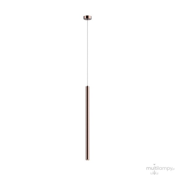Lampa wisząca miedziana tuba sopel LOYA P0461-01A-L7L7 Zuma Line