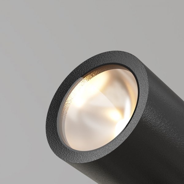 Nowoczesne oświetlenie zewnętrzne LED aluminium grafit regulowana tuba Bern MAYTONI O050FL-L5GF3K