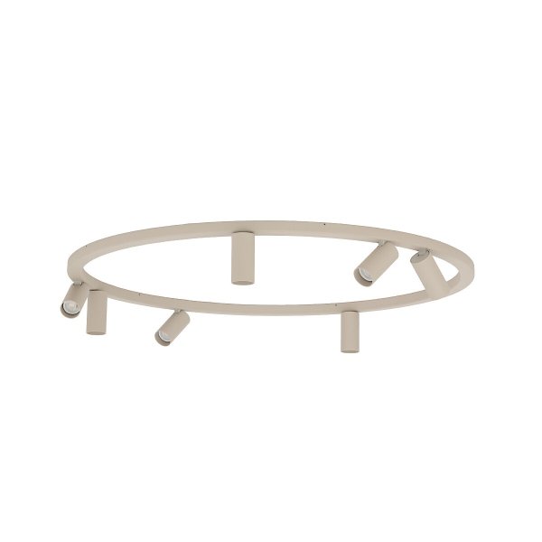Nowoczesna lampa sufitowa beżowy minimalistyczny plafon FOURTY ROUND VII BEIGE 11948 Nowodvorski Lighting 
