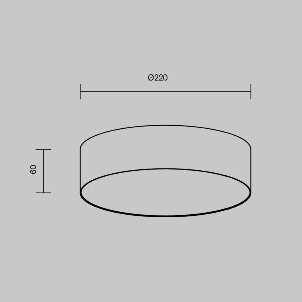 Lampa sufitowa LED nowoczesna aluminium biała ZON MAYTONI C032CL-24W3K-RD-W