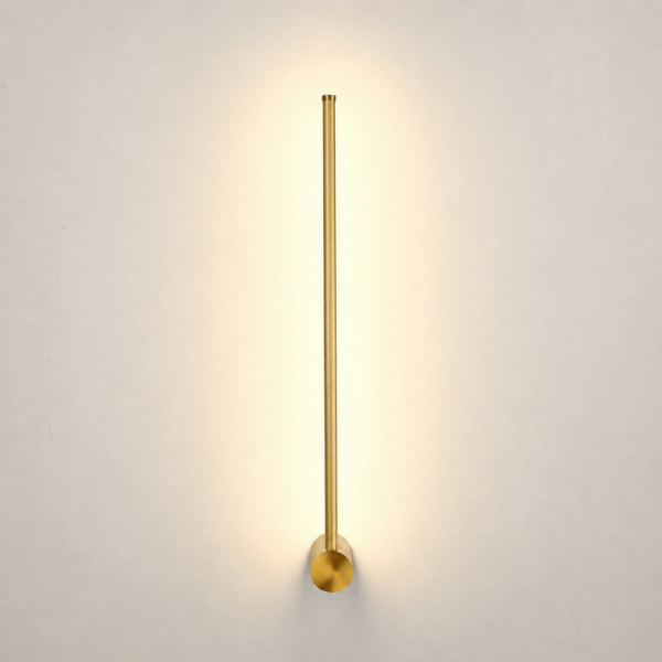 Lampa ścienna kinkiet LED listwa metalowy złoty elegancki klasyczny minimalistyczny uniwersalny 60 cm SPARO ST-10669W1 gold Step Into Design
