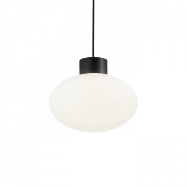 Lampa Wisząca Zewnętrzna Czarna CLIO 144245 + 145068 IDEAL LUX