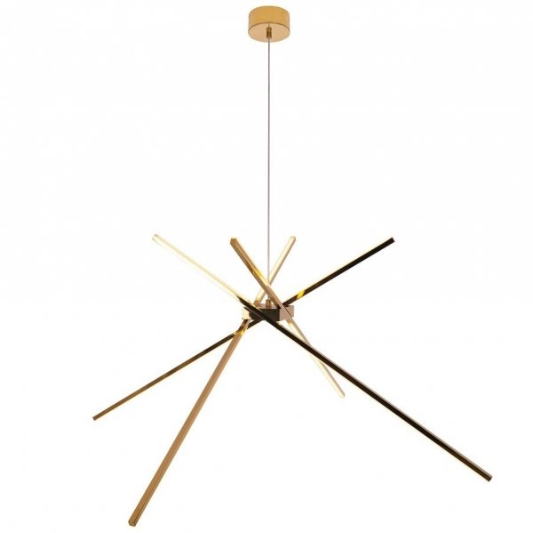 Nowoczesna ZŁOTA Lampa Wisząca MAXLIGHT SPIDER P0457 Designerska