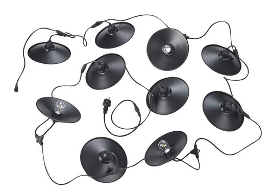 Lampki wiszące zewnętrzne ozdobne nowoczesne klasyczne uniwersalne minimalistyczne 650cm CHAIN IP44 R74771932 Rl