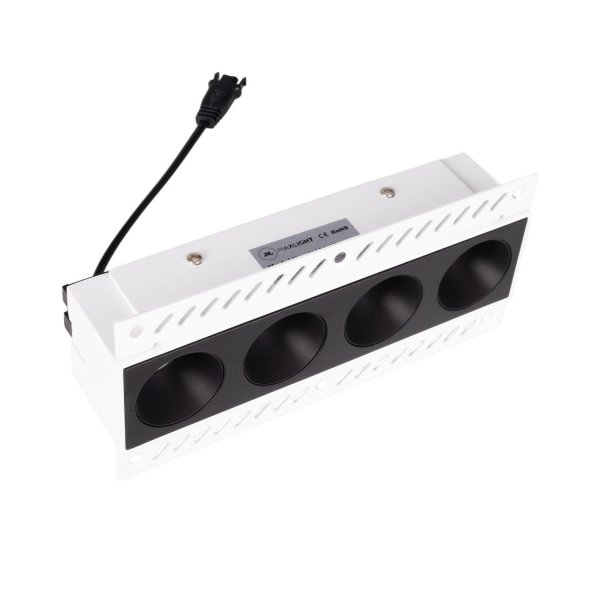  Oprawa wpustowa do skompletowania minimalistyczna prostokąt biała metalowa Modular H180.07 MAXLIGHT 