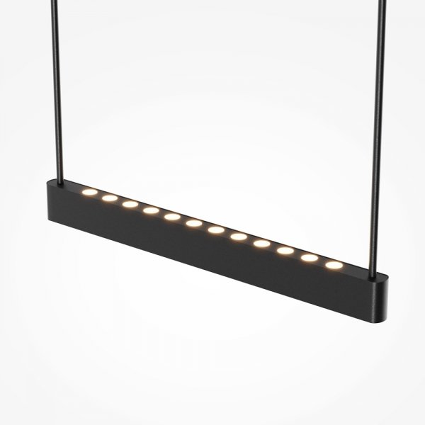Nowoczesna lampa wisząca LED metalowa czarna możliwość ściemniania AMBIENCE MAYTONI MOD280PL-L23B3K1