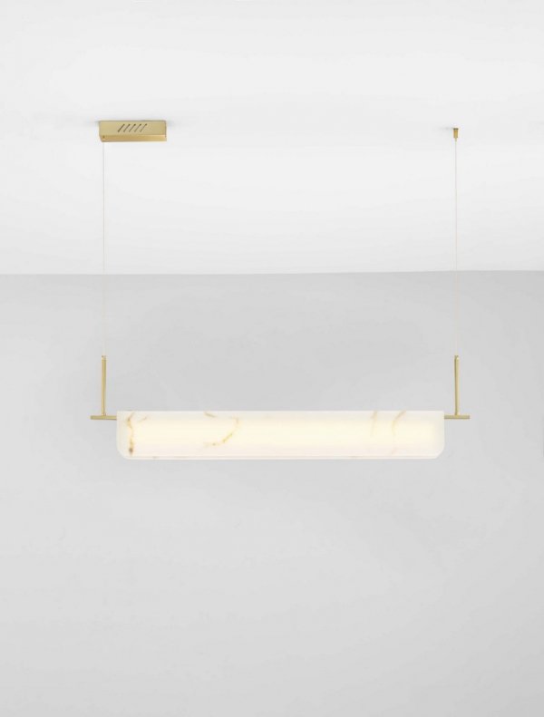 Marmurowa Lampa Zwieszana Nad Stół Do Jadalni w Stylu Art Deco Luces Exclusivas MAIRANA LE44621