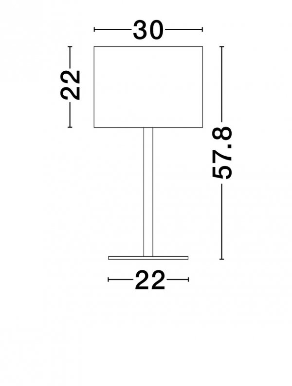 Lampa stołowa nocna z abażurem GUAVIARE LE44956 Luces Exlusivas