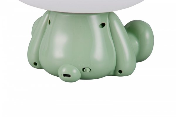 Nowoczesna lampa stołowa nocna LED dziecięca zielona dekoracyjna na komodę biurko zmiana kolorów CUTIE R57991115 Rl
