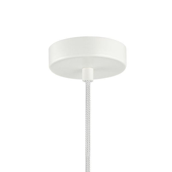 Niebieska  ceramiczna lampa wisząca LATERA Italux PND-94331-1L-BLU