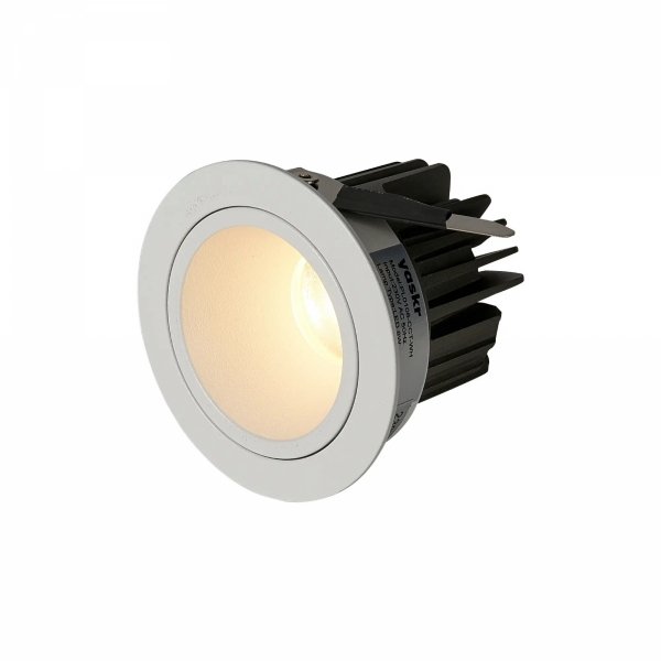 Oczko podtynkowe do łazienki do kuchni Pik  RL0106-CCT-WH Yaskr białe LED 3000-4000K
