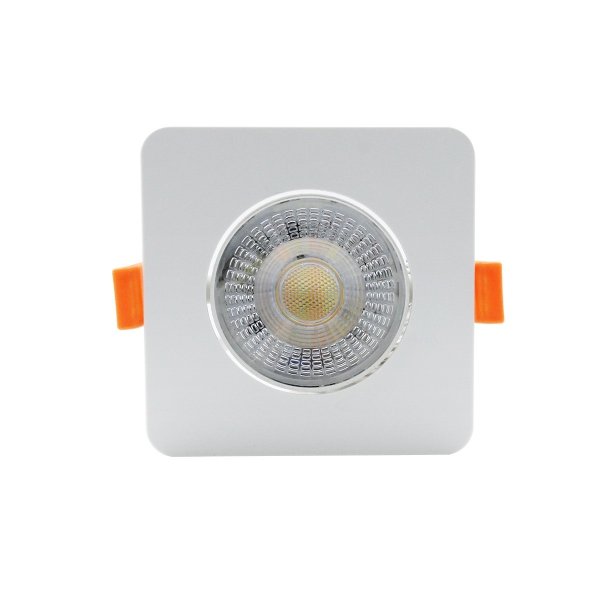 Ruchome kwadratowe oczko podtynkowe Plus białe Led CCT LP-1506/1RS WH Square Light Prestige