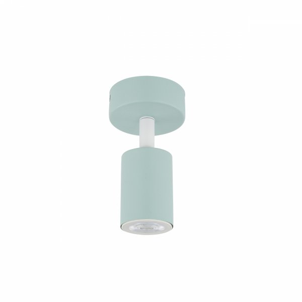 Nowoczesna oprawa ścienno sufitowa do pokoju dziecięcego miętowa tuba reflektor spot kinkiet LIVIA MINT 10220 TK-Lighting