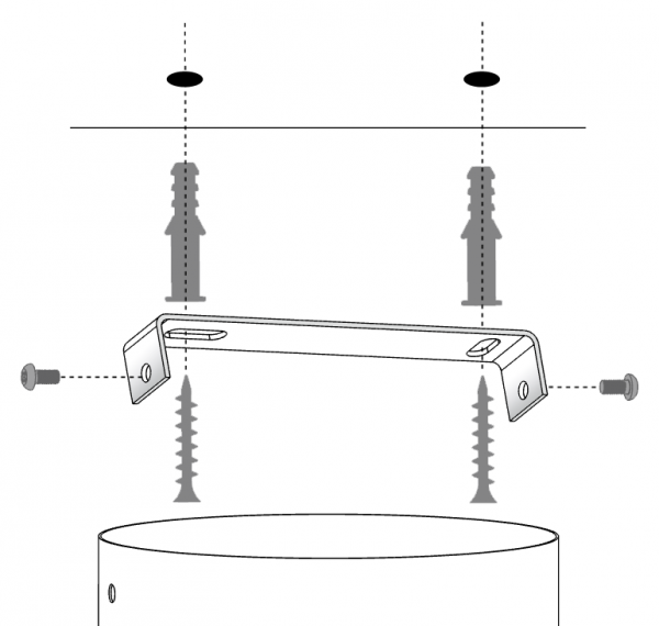 Lampa Sufitowa Abażurowa Czarno Biała LIZBONA 32120 SIGMA