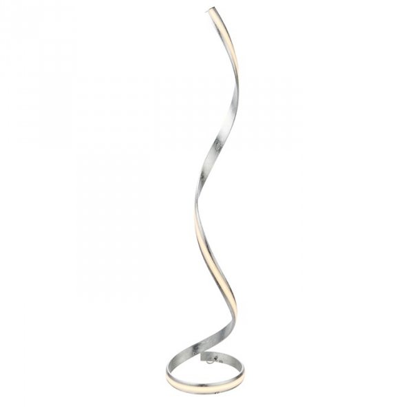 Designerska Lampa Podłogowa Nowoczesna LED Srebrna ARIA 95843 ENDON
