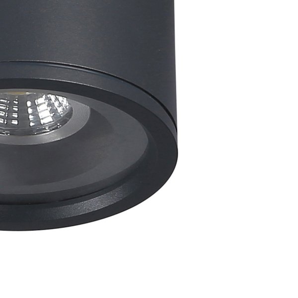 Nowoczesna Zewnętrzna Oprawa Sufitowa Natynkowa Tuba Plafon IP54 TORMI OPN-39039-BK ITALUX