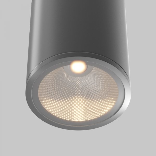 Nowoczesna lampa zewnętrzna sufitowa plafon LED metalowy grafitowy Bar MAYTONI O306CL-L12GF