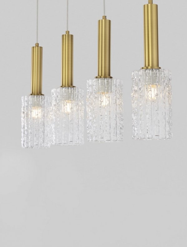 Nowoczesna Lampa Wisząca Glamour Szklany Klosz OROYA LE44338 LUCES EXCLUSIVAS