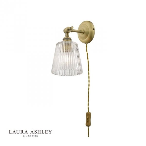 Kinkiet scienny Szklany Klosz LAURA ASHLEY CALLAGHAN LA3756044-Q DAR LIGHTING