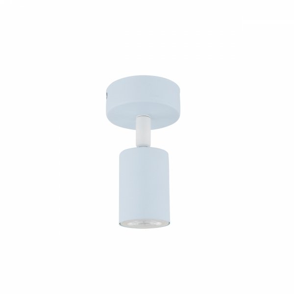 Nowoczesna oprawa ścienno sufitowa do pokoju dziecięcego niebieska tuba reflektor spot kinkiet LIVIA BLUE 10221 TK-Lighting