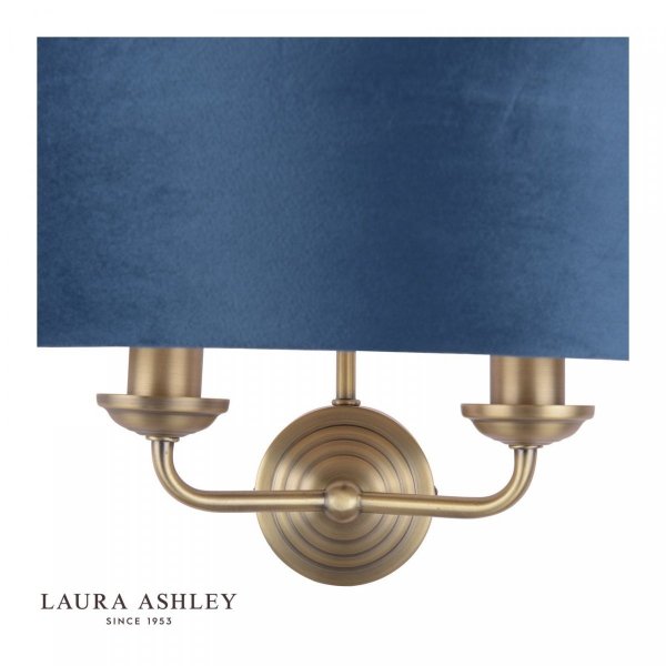 Kinkiet Mosiężny Z Abażurem LAURA ASHLEY SORRENTO LA3756238-Q DAR LIGHTING