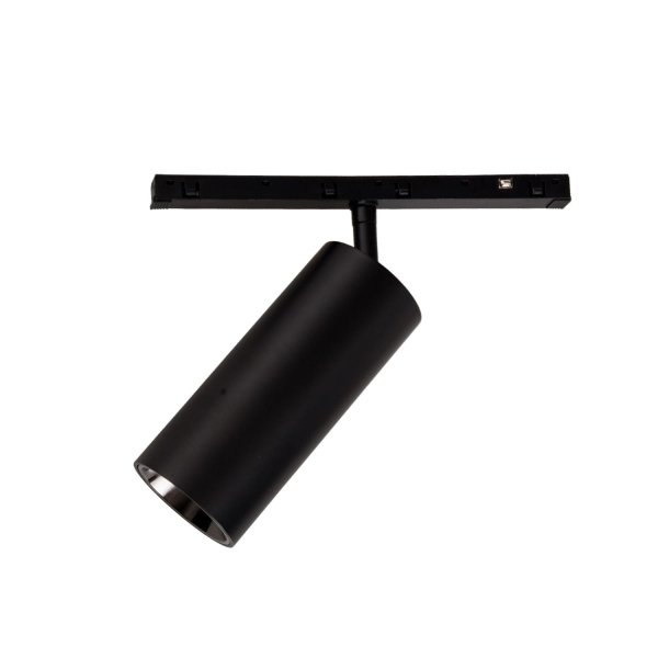 Reflektor do szynoprzewodu LED czarny tuba minimalistyczny nowoczesny On-Off- MICRO11 N0002N MAXLIGHT