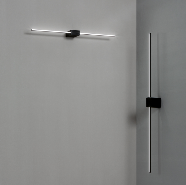 Kinkiet LED nowoczesny listwa złota aluminiowa minimalistyczna klasyczna Essence 371665 Ideal Lux