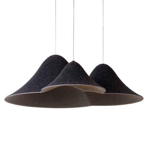 Designerska Lampa Wisząca Nowoczesna Czarny Klosz BELLMOND P0565 MAXLIGHT
