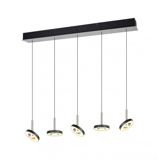 Lampa wisząca LED okrągła wielopunktowa designerska nowoczesna ściemnialna GUANO 334410507 Trio