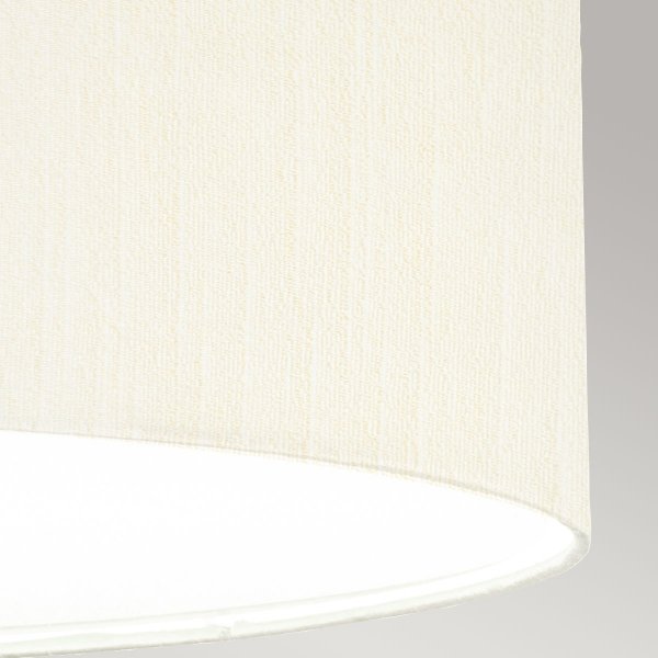 Lampa wisząca 66 cm Pearce 5 źródeł światła postarzany mosiądz jedwabny abażur minimalistyczna DL-PEARCE26-5LT-IV-AB ELSTEAD LIGHTING