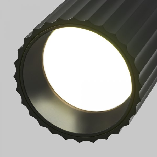 Lampa sufitowa plafon tuba regulowana nowoczesna aluminium czarna Calipso MAYTONI C108CL-01-GU10-B