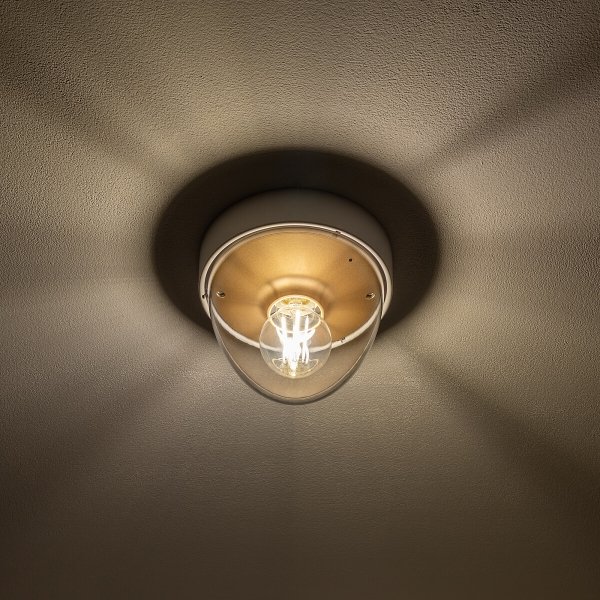 Zewnętrzna Oprawa Sufitowa Plafon IP44 NOOK  WHITE/GOLD 7970 Nowodvorski Lighting
