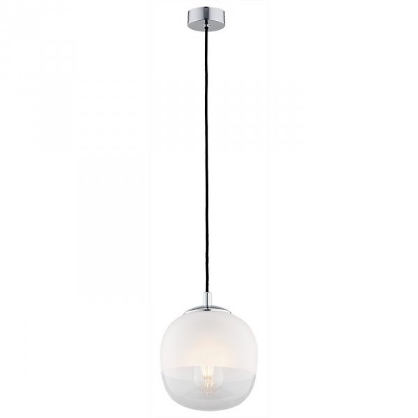 Lampa Designerska Chrom Ze Szklanym Kloszem ARGON BALTIMORE 4676