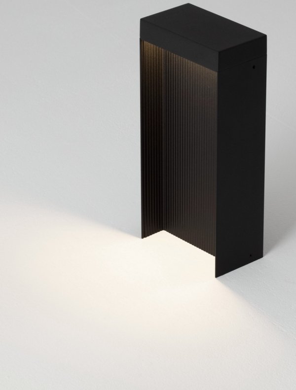 Minimalistyczny słupek ogrodowy klasyczny LED aluminiowy kolor antracyt niski prostokątny IP65 ONZULIA LE75114 Luces Exclusivas