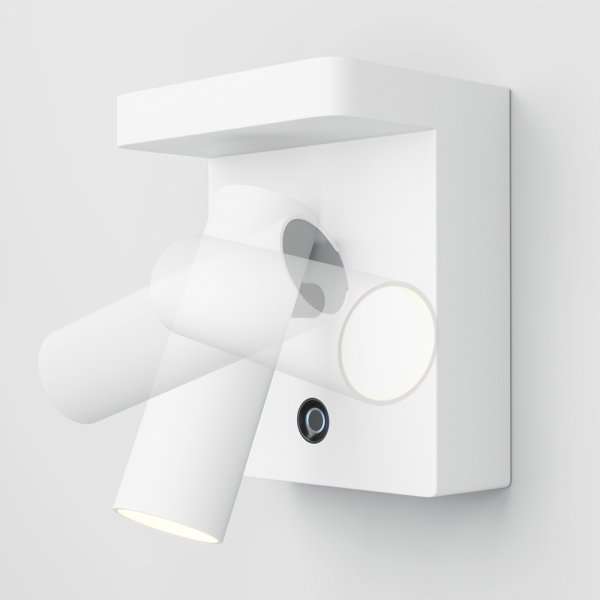 Lampa ścienna kinkiet nowoczesny regulowana tuba LED aluminium biały możliwość ściemniania Aron MAYTONI C179WL-L7W2.7K-DE