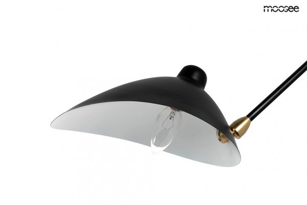Kinkiet Ścienny Loft Czarny Vintage RAVEN 2 MSE1501100205 MOOSEE