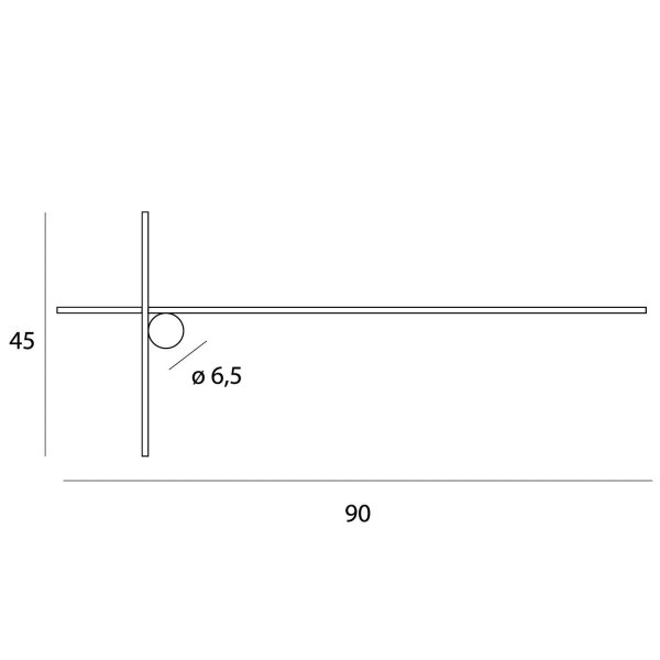 Nowoczesny kinkiet geometryczny czarny LED IP44 ARNE W0370 MAXLIGHT