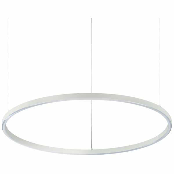 NOWOCZESNA LAMPA WISZĄCA OKRĄGŁA LED BIAŁA IDEAL LUX ORACLE SLIM D70 ROUND 229485 RING KOŁO LED