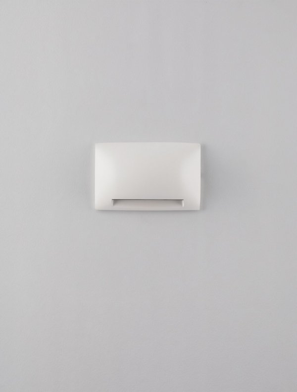 Kinkiet zewnętrzny LED biały prostokątny wypukły minimalistyczny nowoczesny IP65 PLASENA LE75300 Luces Exclusivas