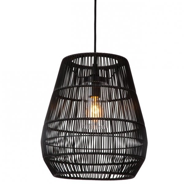 Wisząca Lampa Ogrodowa Czarna Boho NERIDA 03844/01/30 LUCIDE