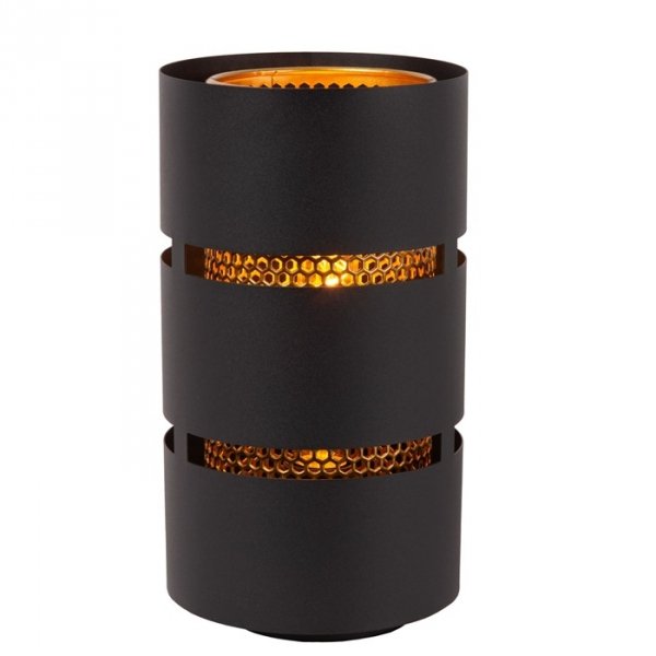 Czarna Lampka Stołowa Vintage ROSAS 21533/01/30 LUCIDE