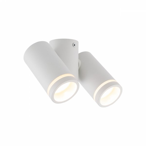 Nowoczesna oprawa sufitowa tuba BIAŁY podwójny reflektor JET SET WHITE 4352 TK-Lighting