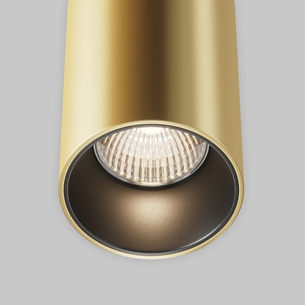 Nowoczesna Lampa Wisząca Tuba Złota Efir Maytoni P089PL-33W3K-MG