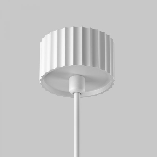 Lampa wisząca minimalistyczna aluminium biała nad stół do jadalni do salonu regulacja wysokości Calipso MAYTONI P106PL-01-GU10-W