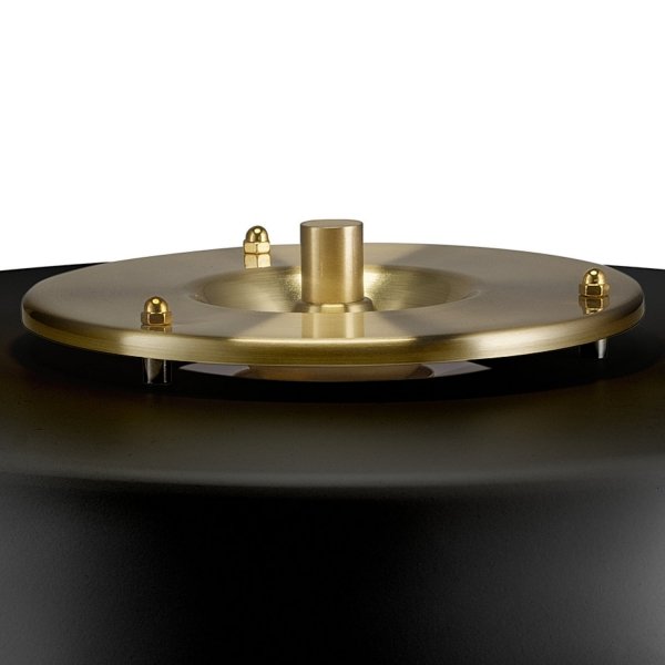 Czarna lampka stołowa nocna okrągła szklana minimalistyczna klasyczna nowoczesna uniwersalna ARTDECO MT8872 black Step Into Design