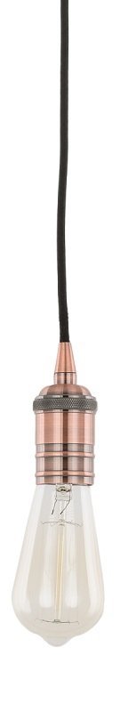 LAMPA WISZĄCA ZWIS NA ŻARÓWKĘ ATRIUM DS-M-036 RED COPPER ITALUX