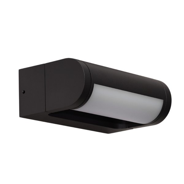 Stylowa lampa elewacyjna na taras i fasadę kinkiet LED regulowany IP65 czarny Azzardo FRAME AZ7014 12W 3000K