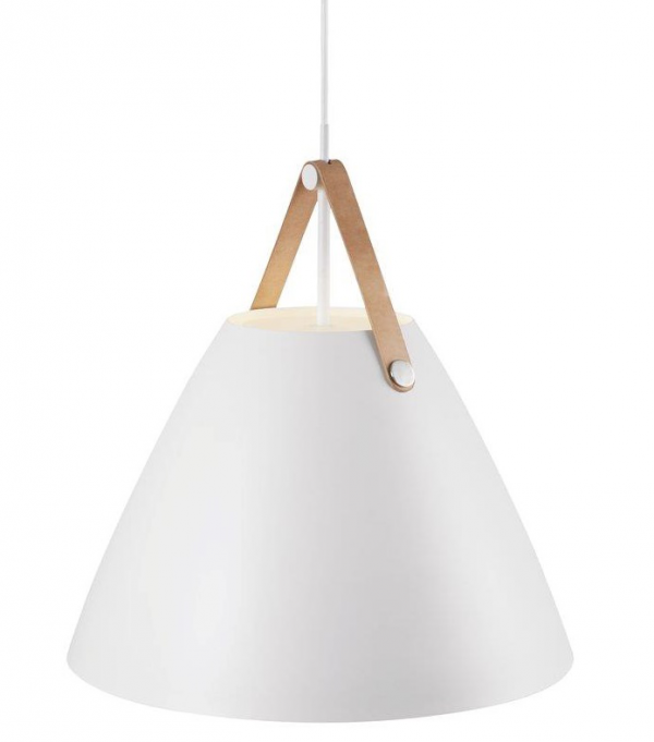 SKANDYNAWSKA LAMPA WISZĄCA NAD STÓŁ NORDLUX STRAP 84353001 BIAŁA